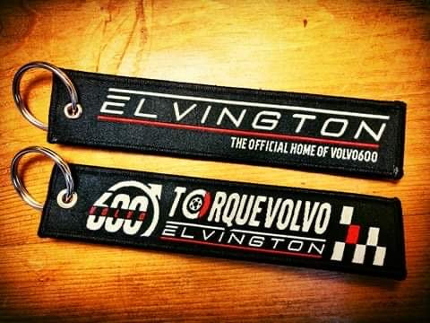 Volvo600 Jet Tag keyring. (Elvington 2021 Black Edition)