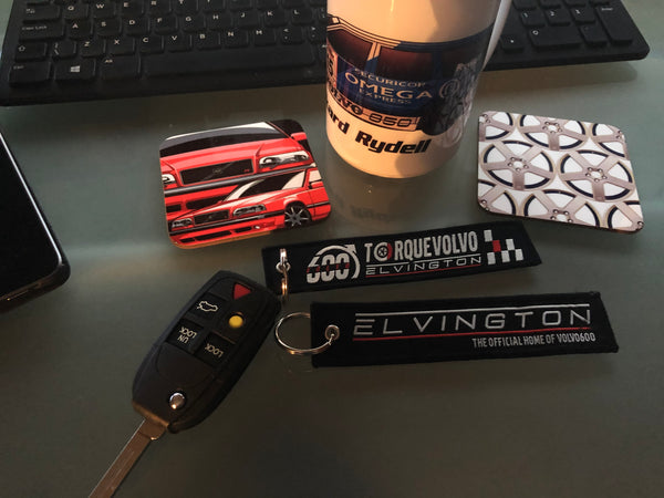 Volvo600 Jet Tag keyring. (Elvington 2021 Black Edition)