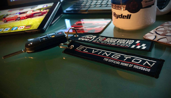 Volvo600 Jet Tag keyring. (Elvington 2021 Black Edition)