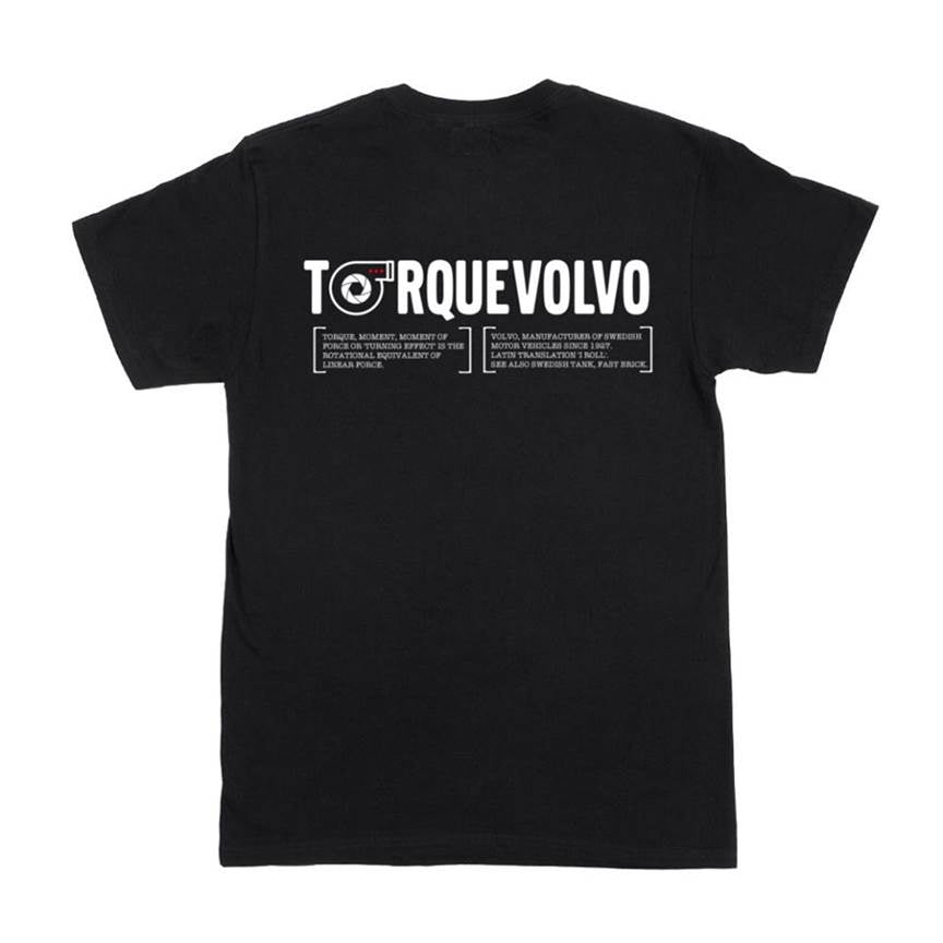 TorqueVolvo ‘Meaning Of’ Black T-Shirt